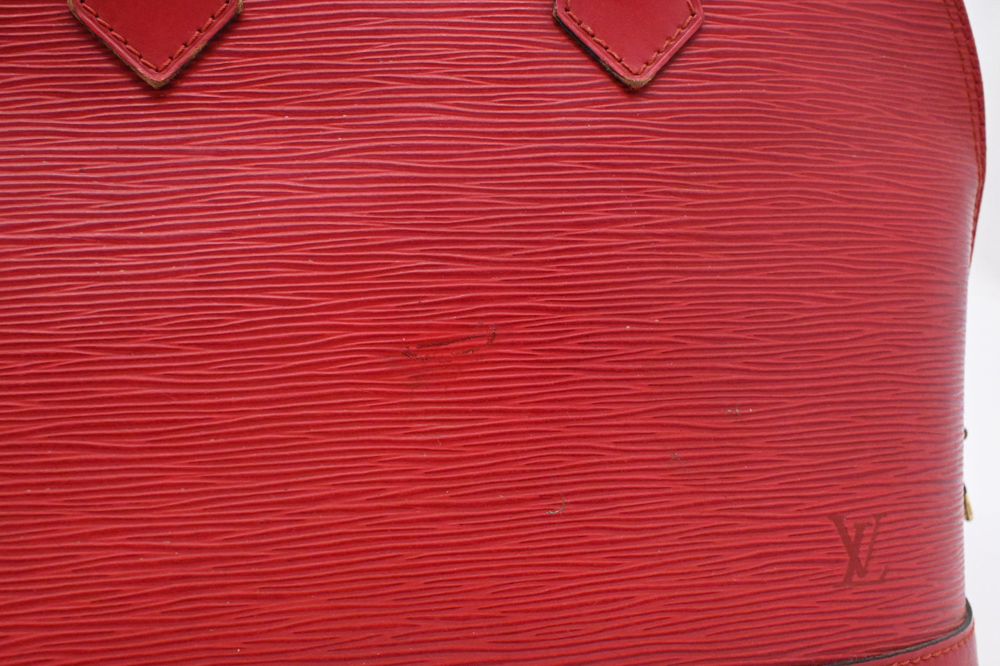 Louis Vuitton Alma in Red Epi Leather