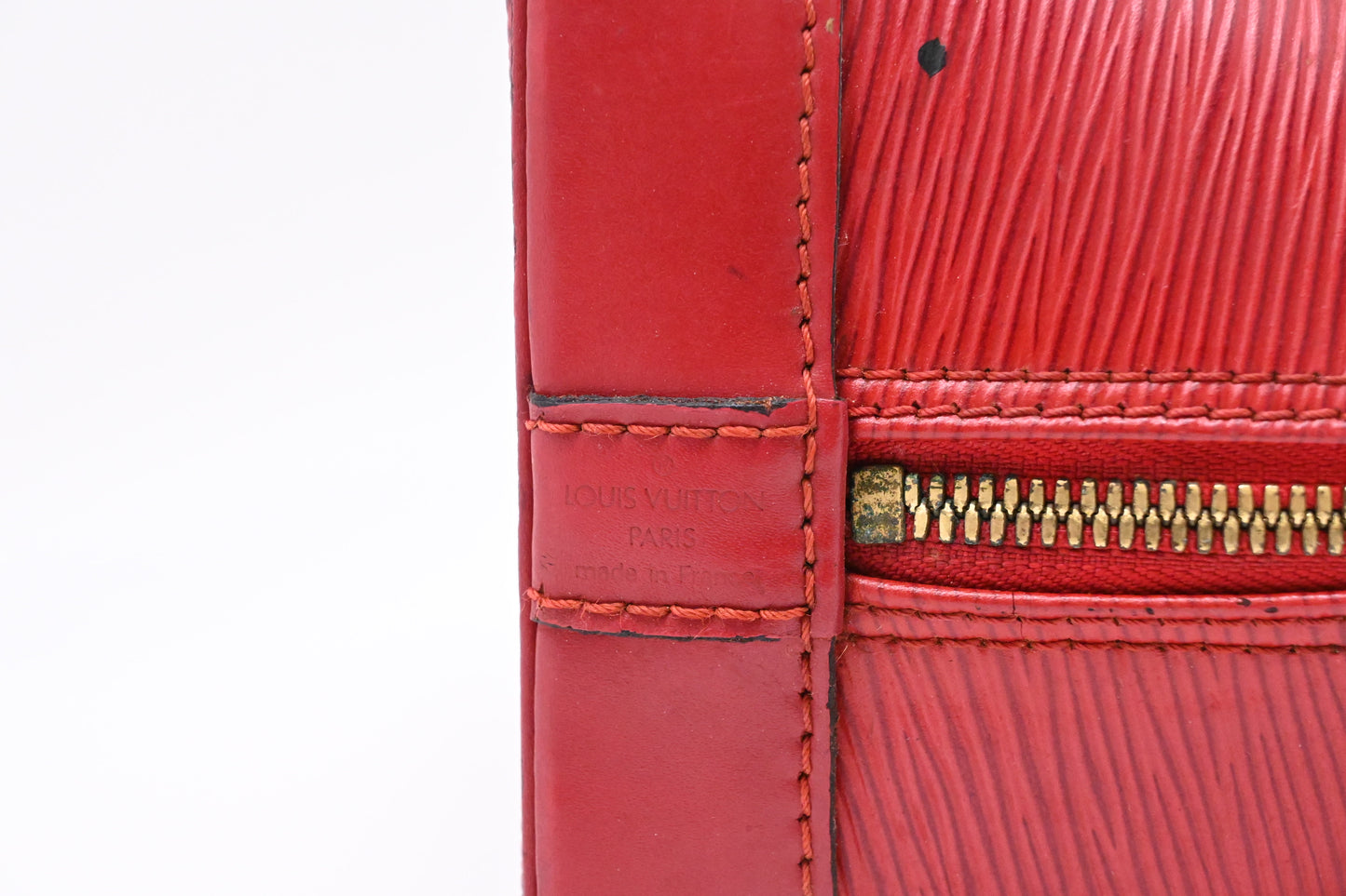 Louis Vuitton Alma in Red Epi Leather