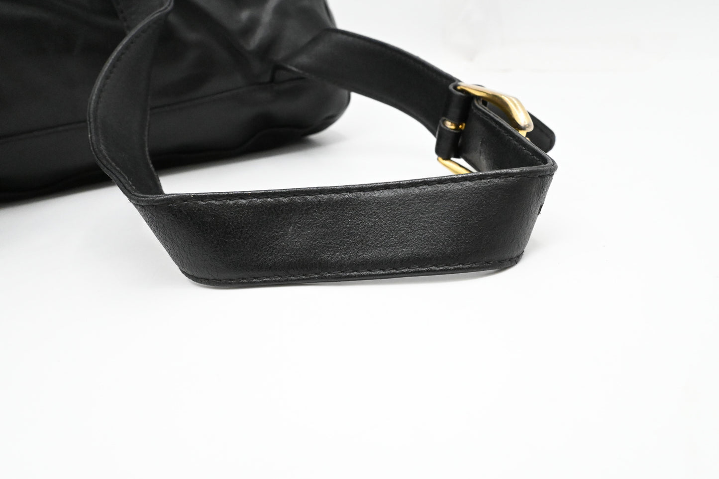 Versace Backpack in Black Leather