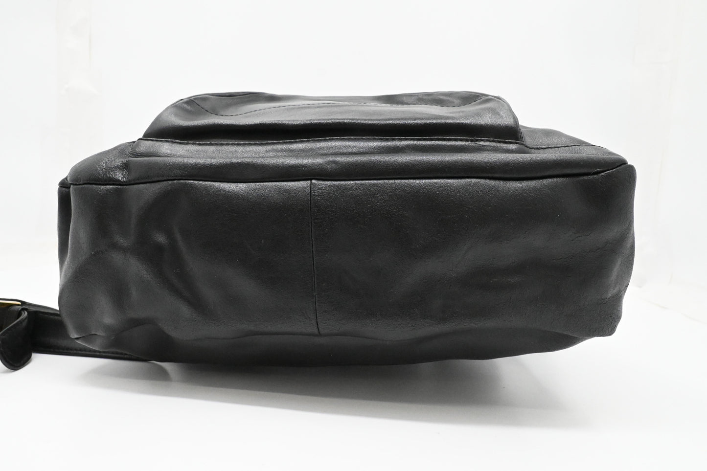 Versace Backpack in Black Leather