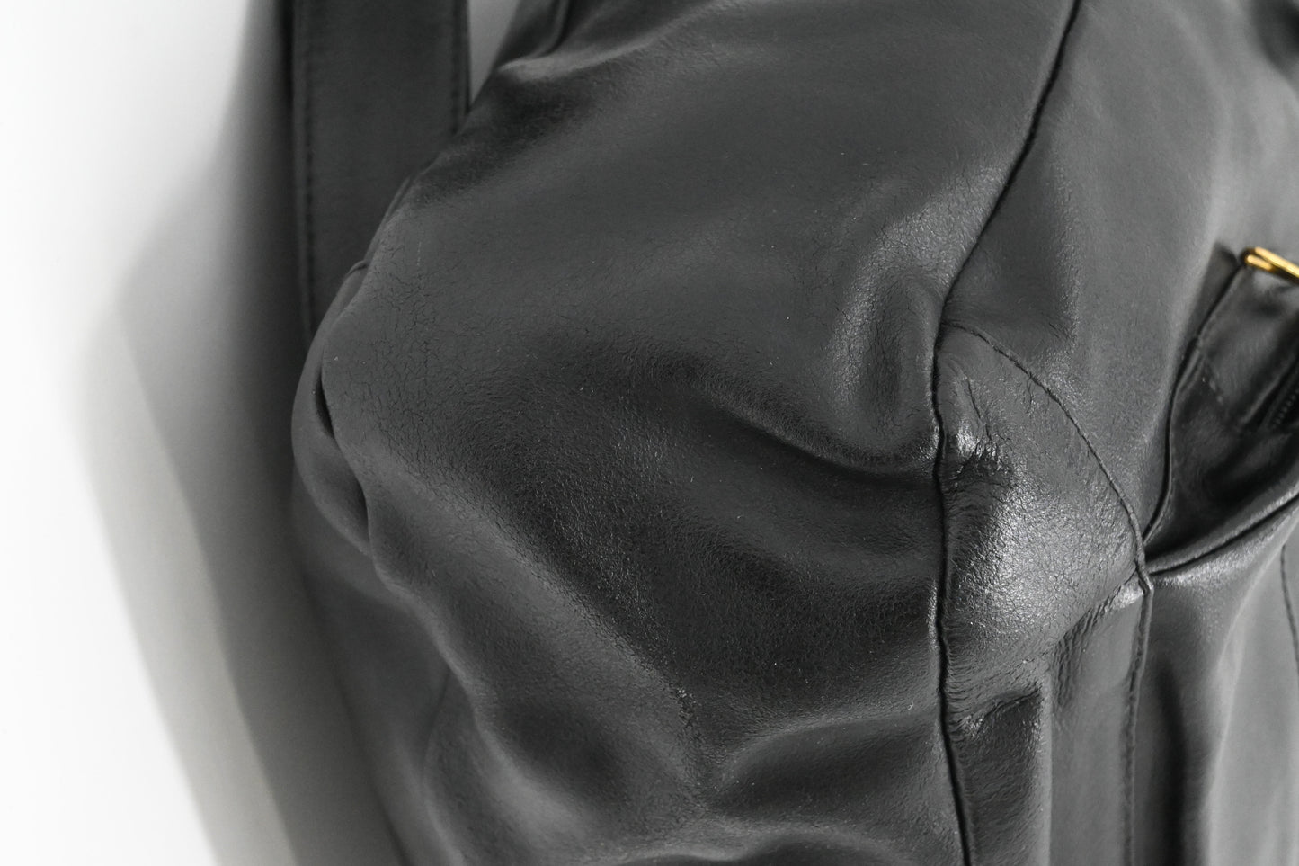Versace Backpack in Black Leather