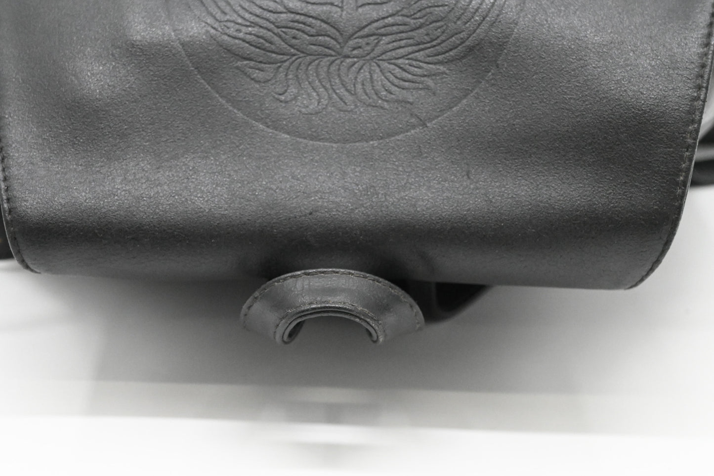 Versace Backpack in Black Leather