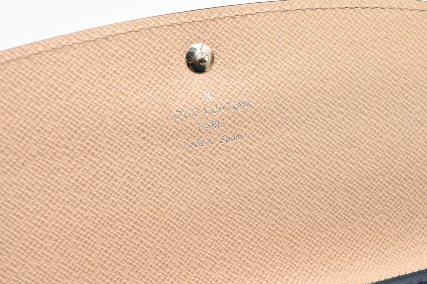 Louis Vuitton Emilie Wallet in Navy Blue Epi Leather