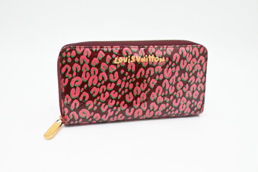 Louis Vuitton x Stephen Sprouse Zippy Wallet in Leopard Vernis Leather