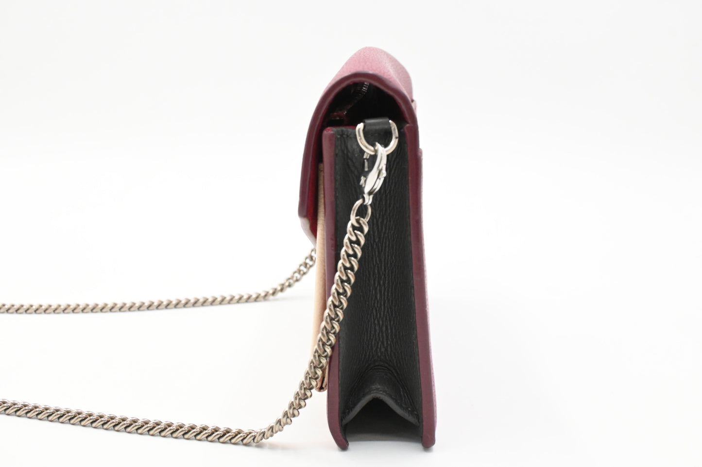 Louis Vuitton MyLockMe Chain Pochette in Pivoine Leather