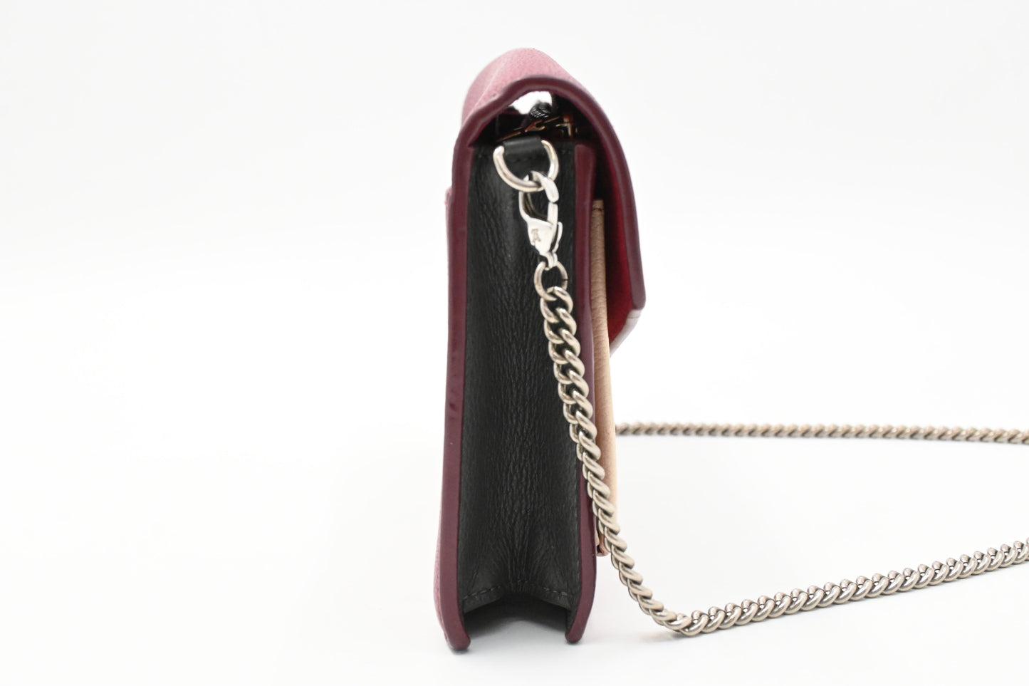 Louis Vuitton MyLockMe Chain Pochette in Pivoine Leather