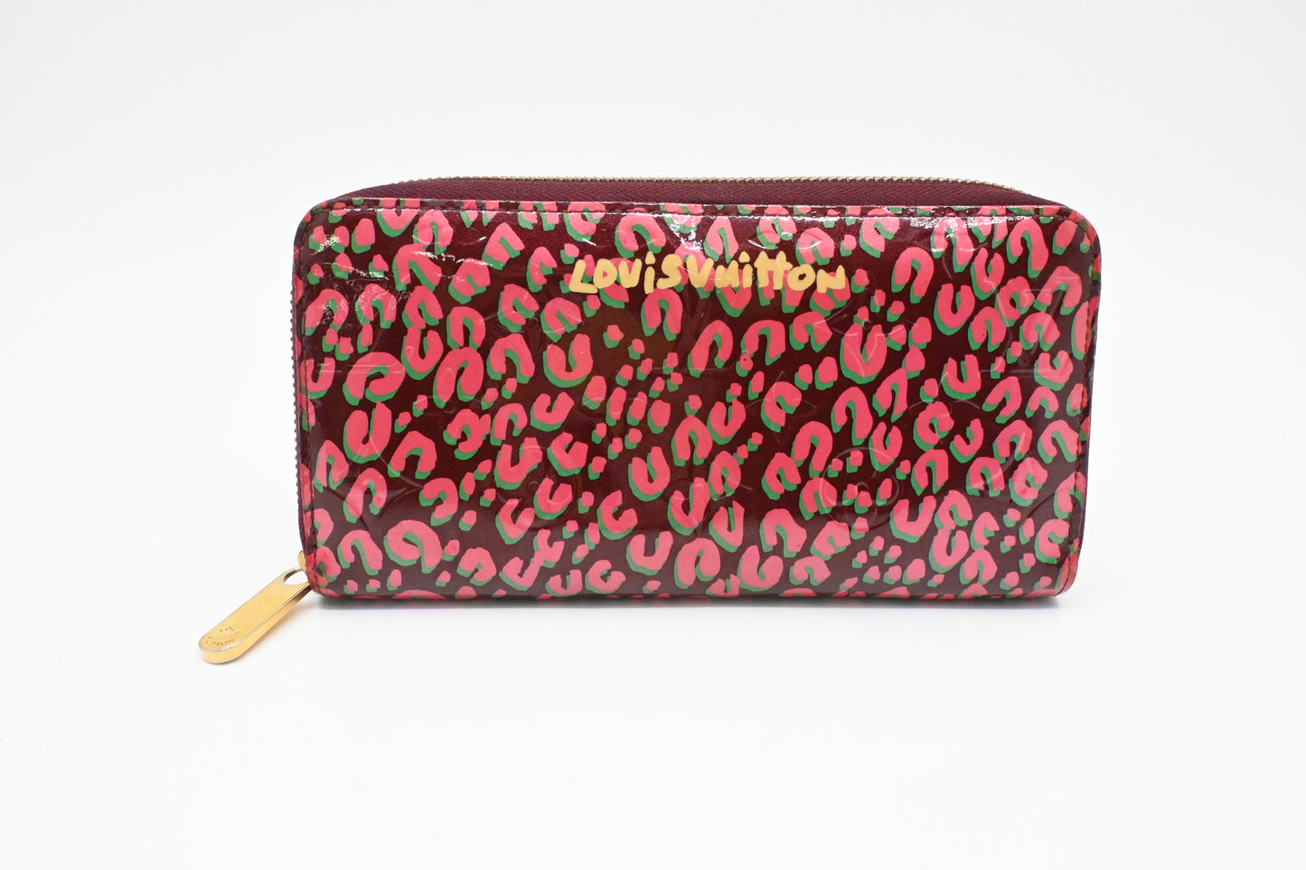 Louis Vuitton x Stephen Sprouse Zippy Wallet in Leopard Vernis Leather