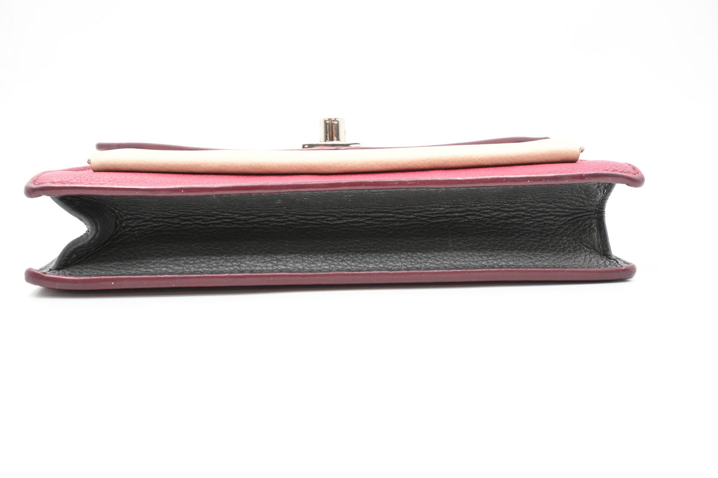 Louis Vuitton MyLockMe Chain Pochette in Pivoine Leather