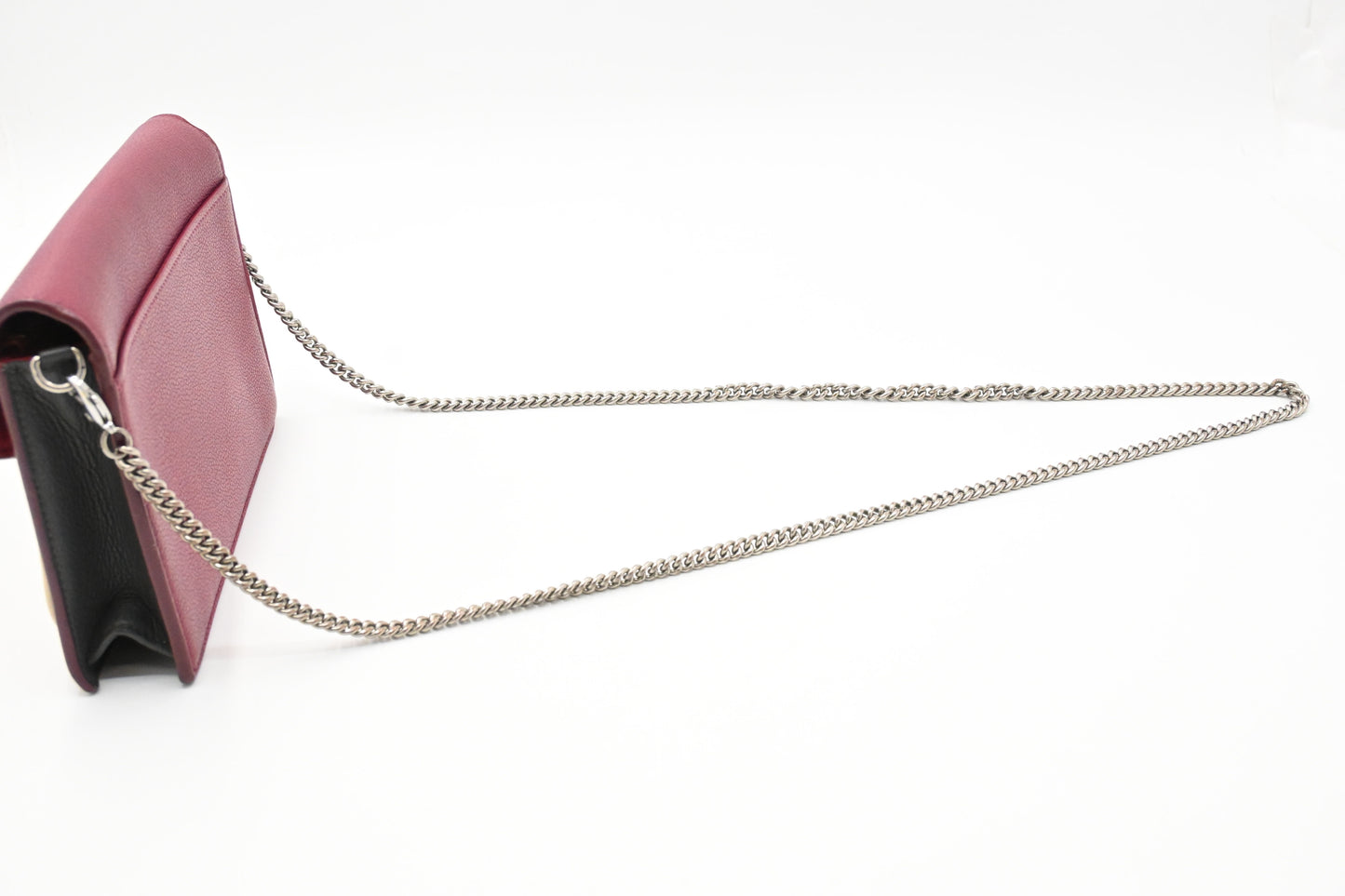 Louis Vuitton MyLockMe Chain Pochette in Pivoine Leather