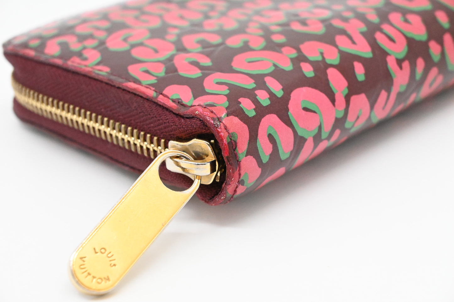 Louis Vuitton x Stephen Sprouse Zippy Wallet in Leopard Vernis Leather