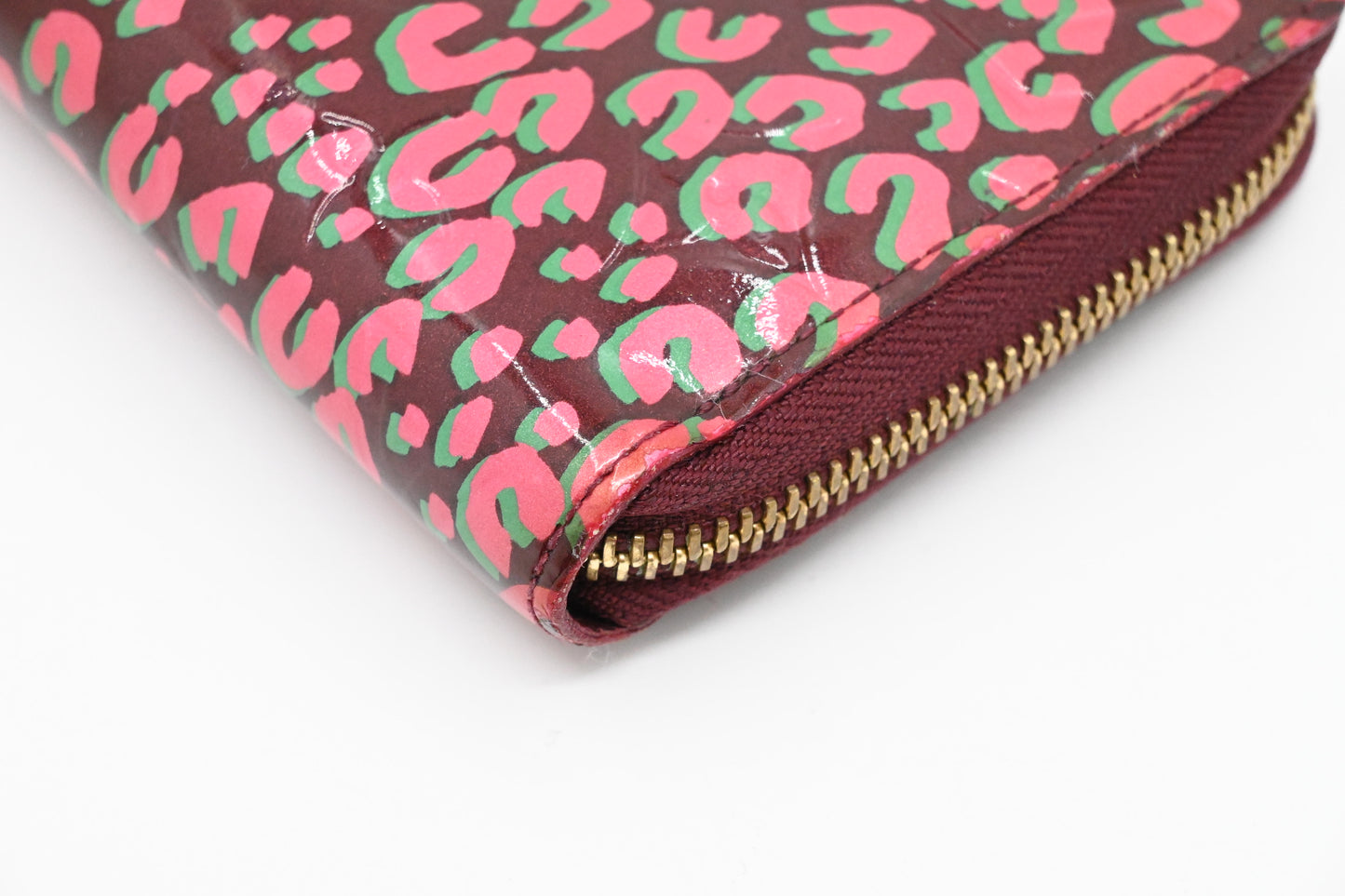 Louis Vuitton x Stephen Sprouse Zippy Wallet in Leopard Vernis Leather