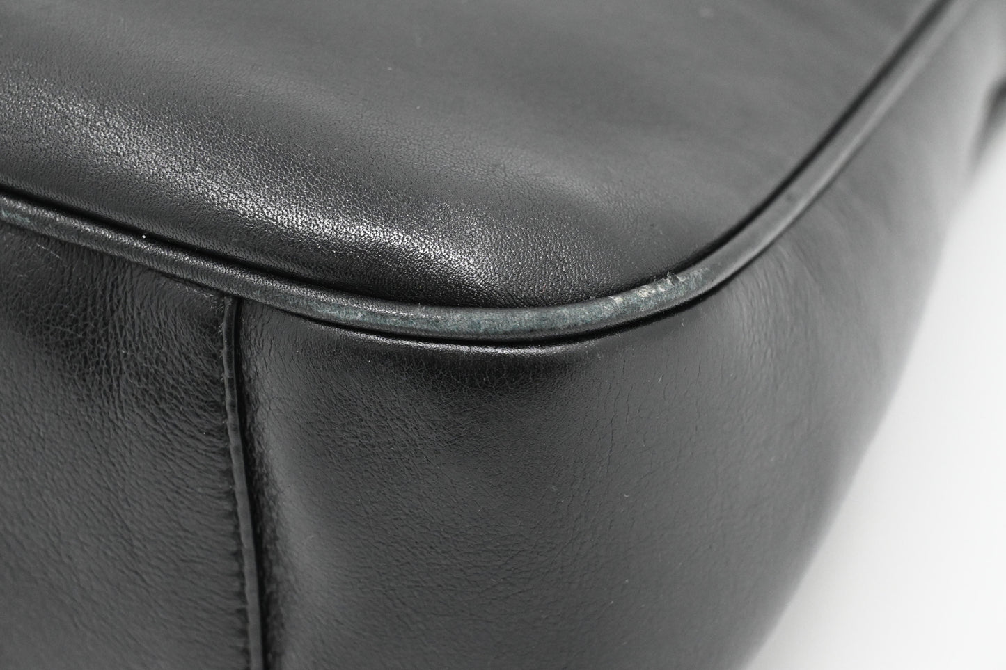 Gucci Bamboo Handbag in Black Leather