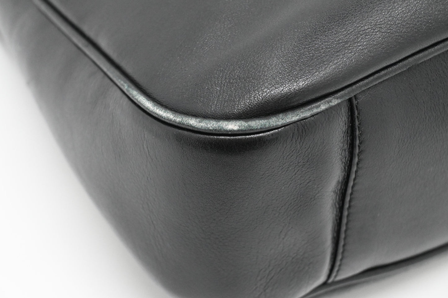 Gucci Bamboo Handbag in Black Leather