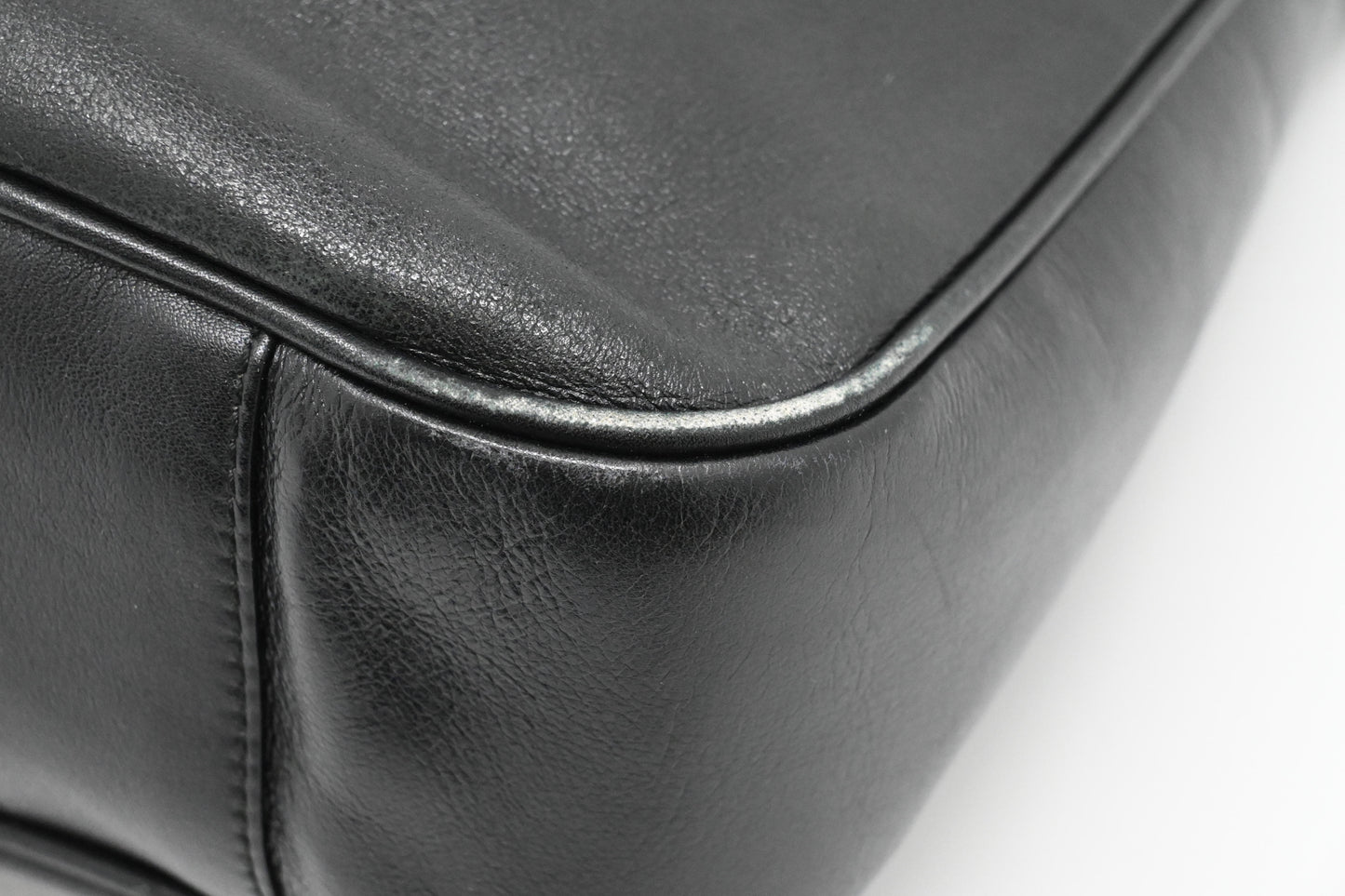 Gucci Bamboo Handbag in Black Leather