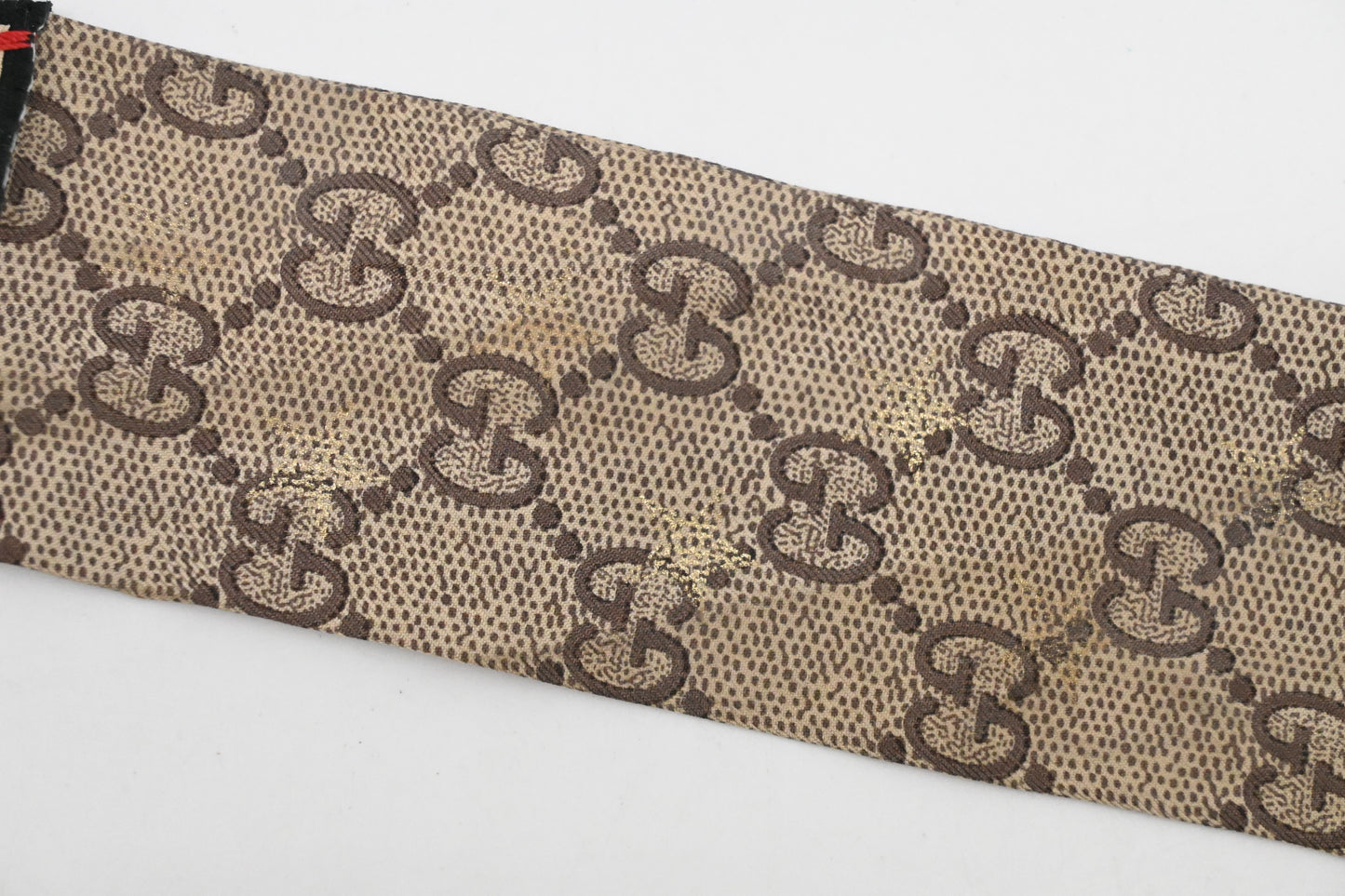 Gucci Bandeau in GG and Pink Silk