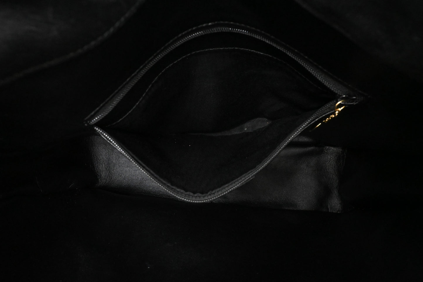 Gucci Bamboo Handbag in Black Leather