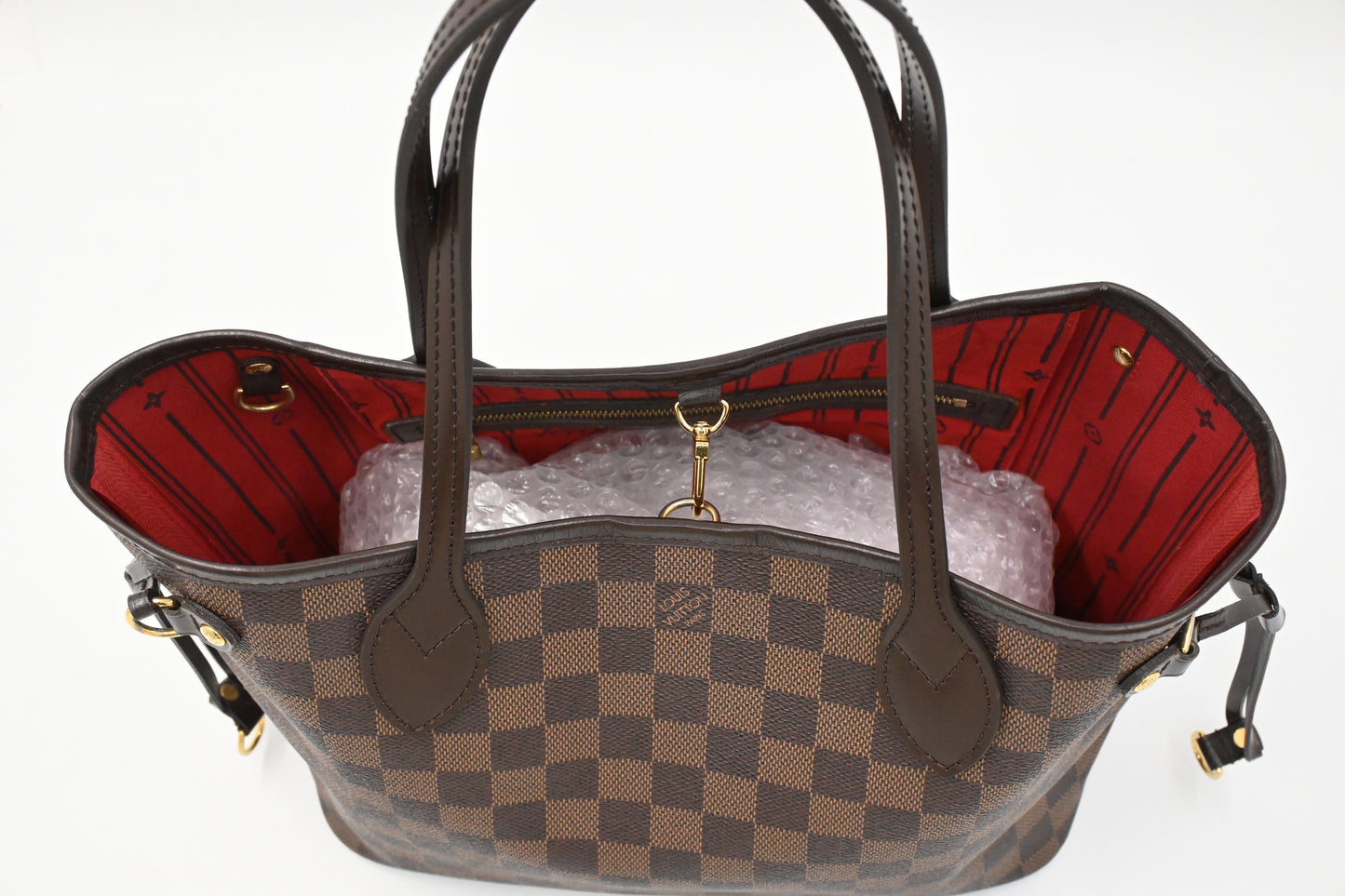 Louis Vuitton Neverfull PM in Damier Ebene Canvas
