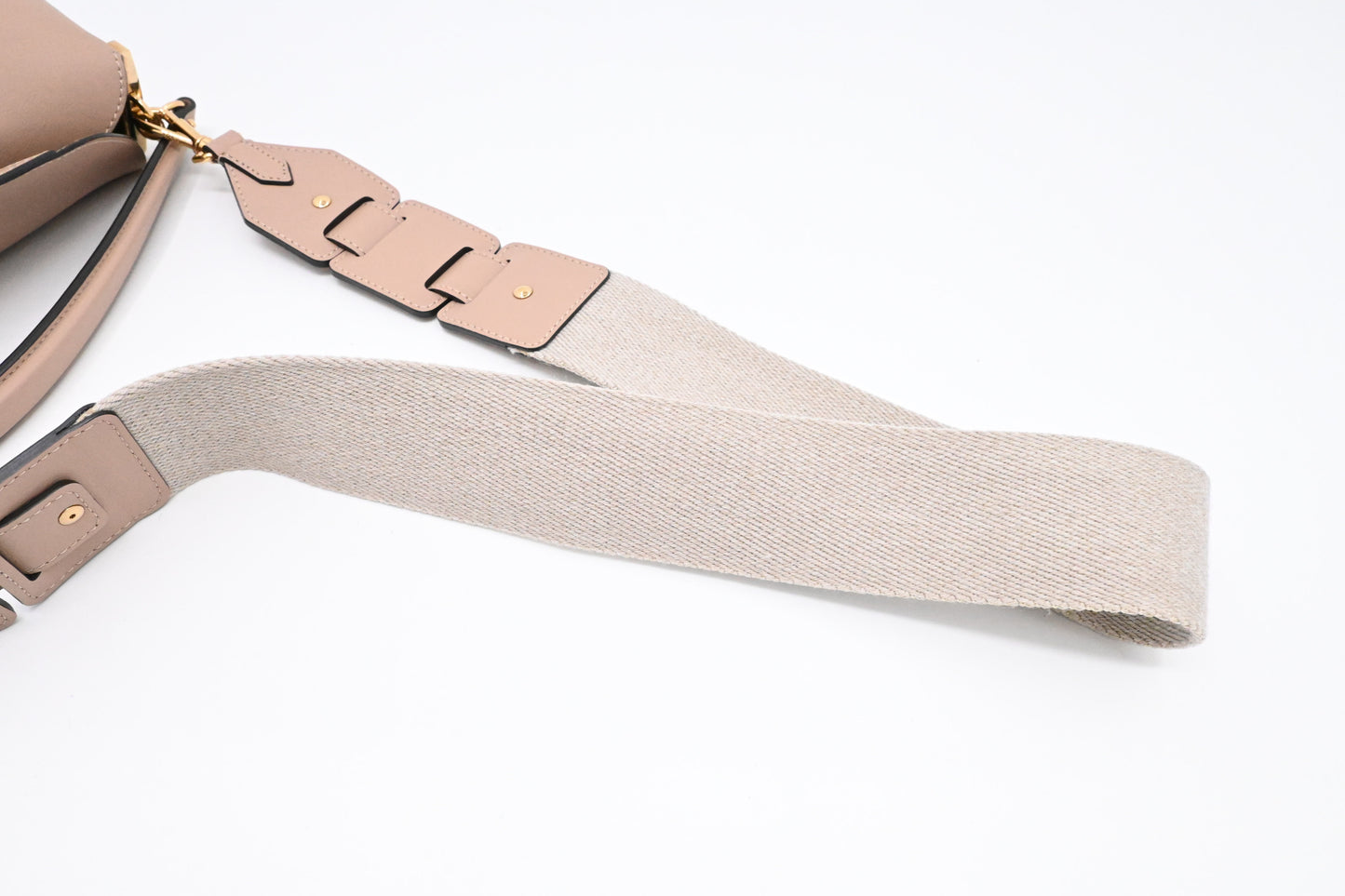 Tod's T Case Shoulder Bag in Beige Leather