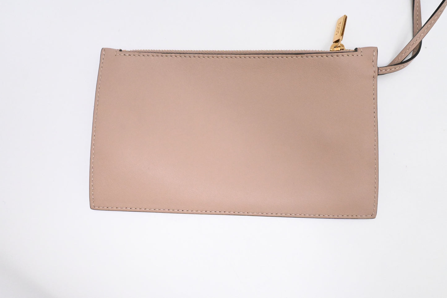 Tod's T Case Shoulder Bag in Beige Leather