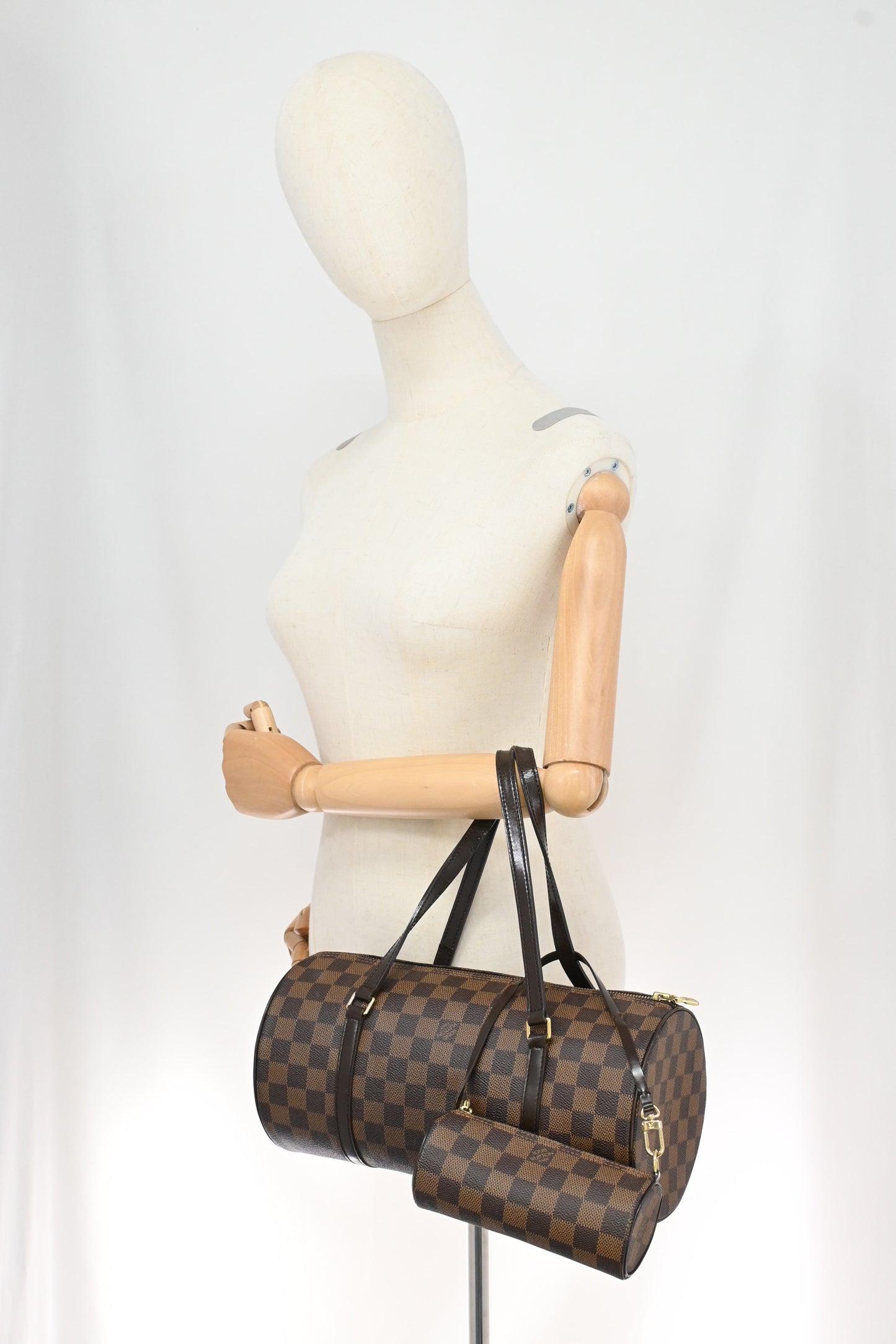 Louis Vuitton Papillon 30 in Damier Ebene Canvas