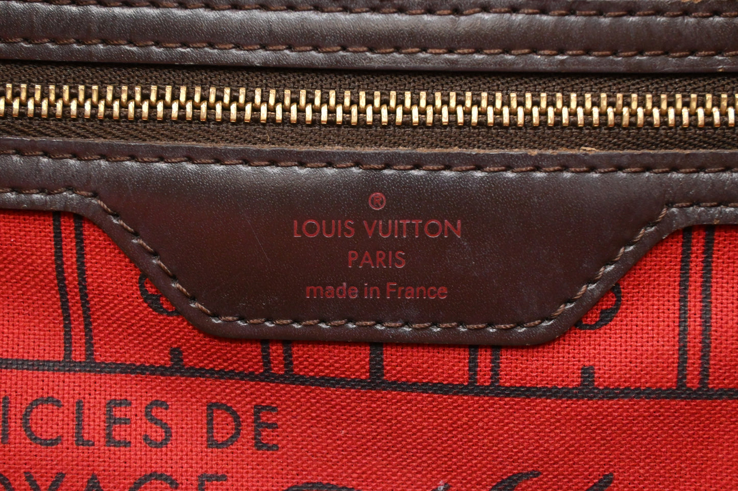 Louis Vuitton Neverfull PM in Damier Ebene Canvas