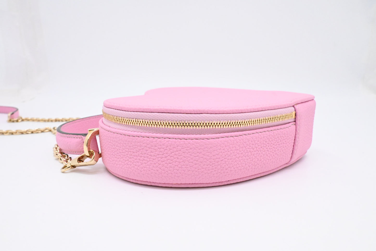 Bonaventura Alia Heart Bag in Taffy Pink Leather