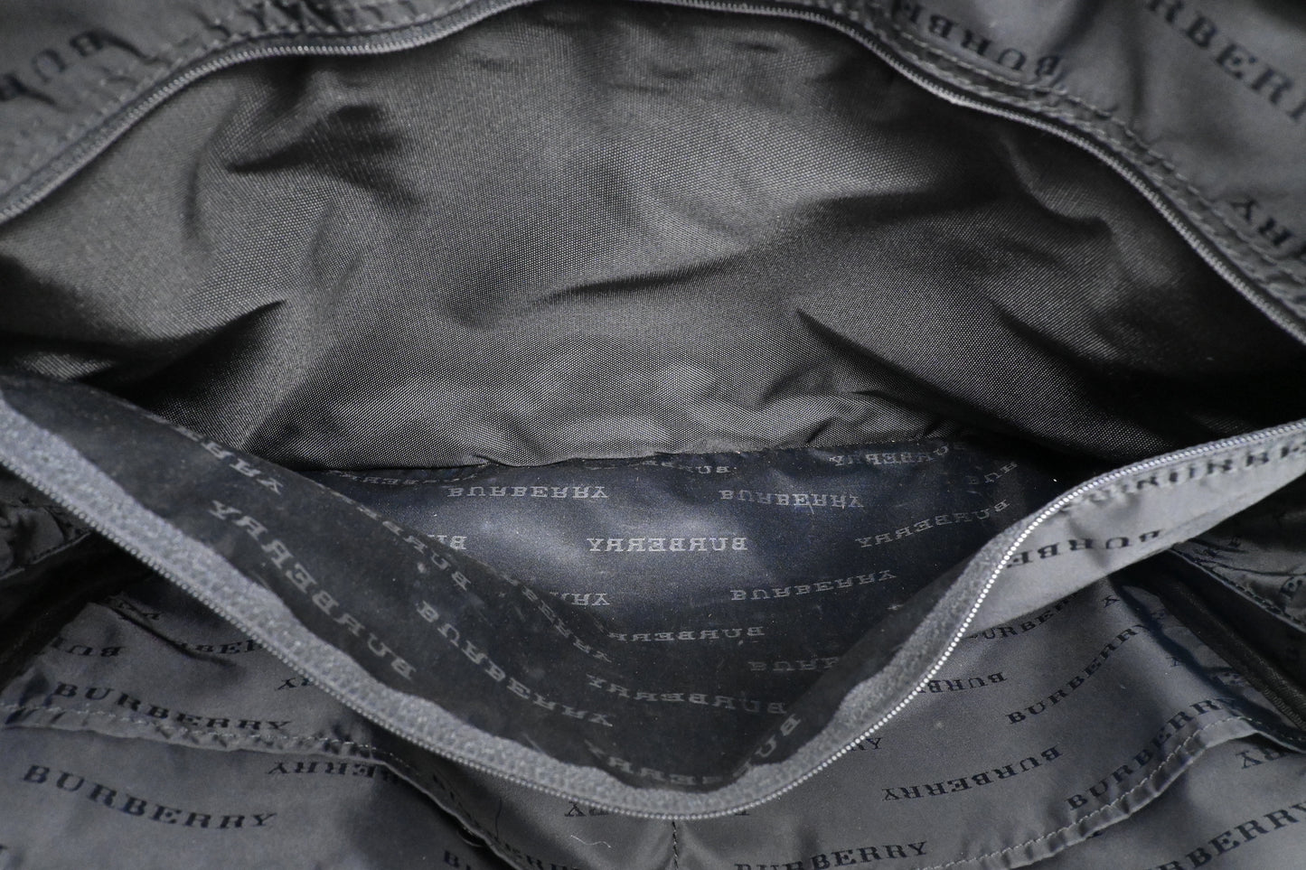 Burberry Business Bag in Beige Check Canvas