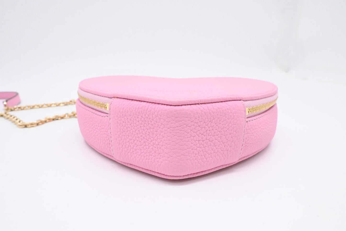 Bonaventura Alia Heart Bag in Taffy Pink Leather