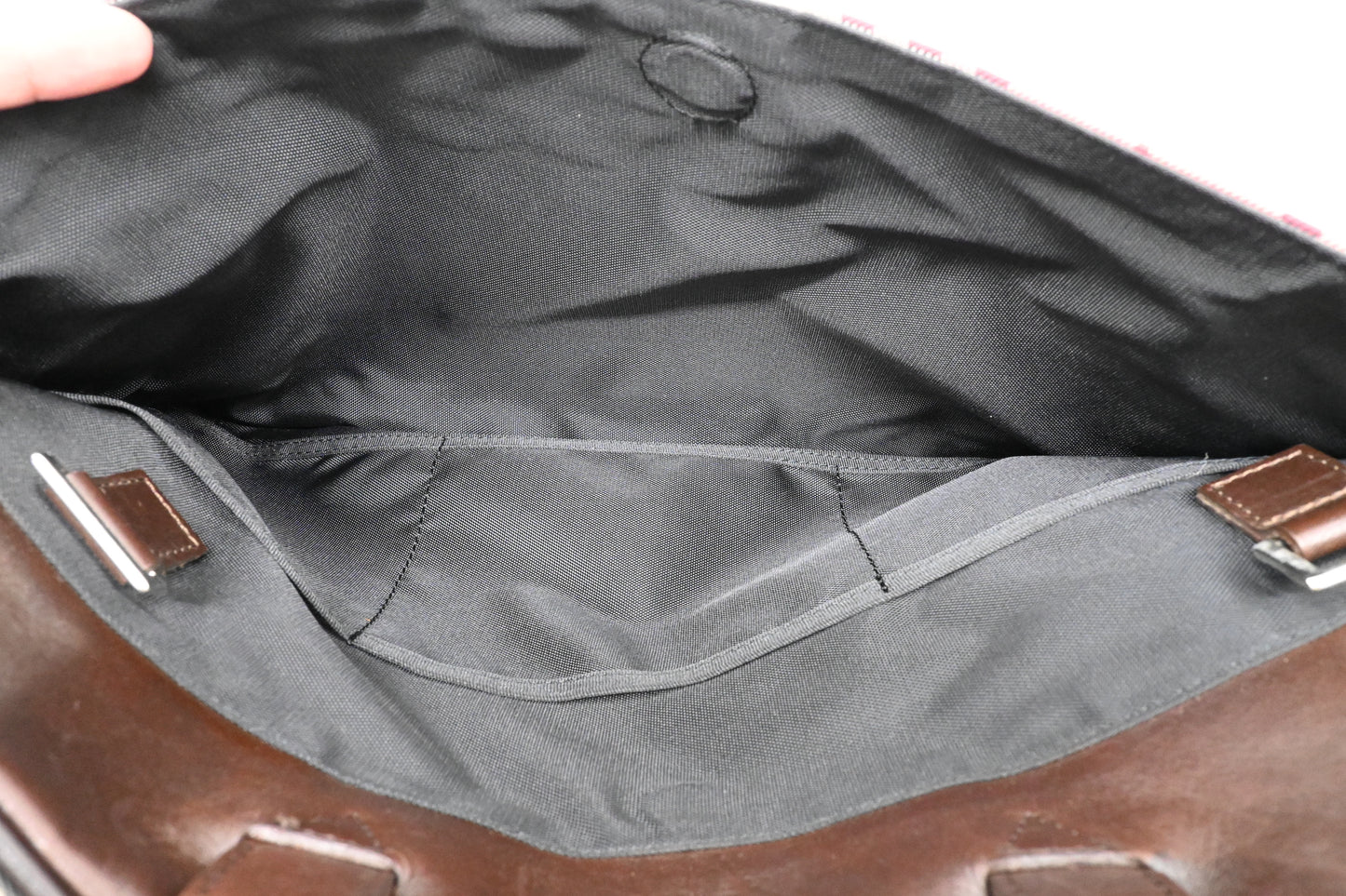 Burberry Business Bag in Beige Check Canvas