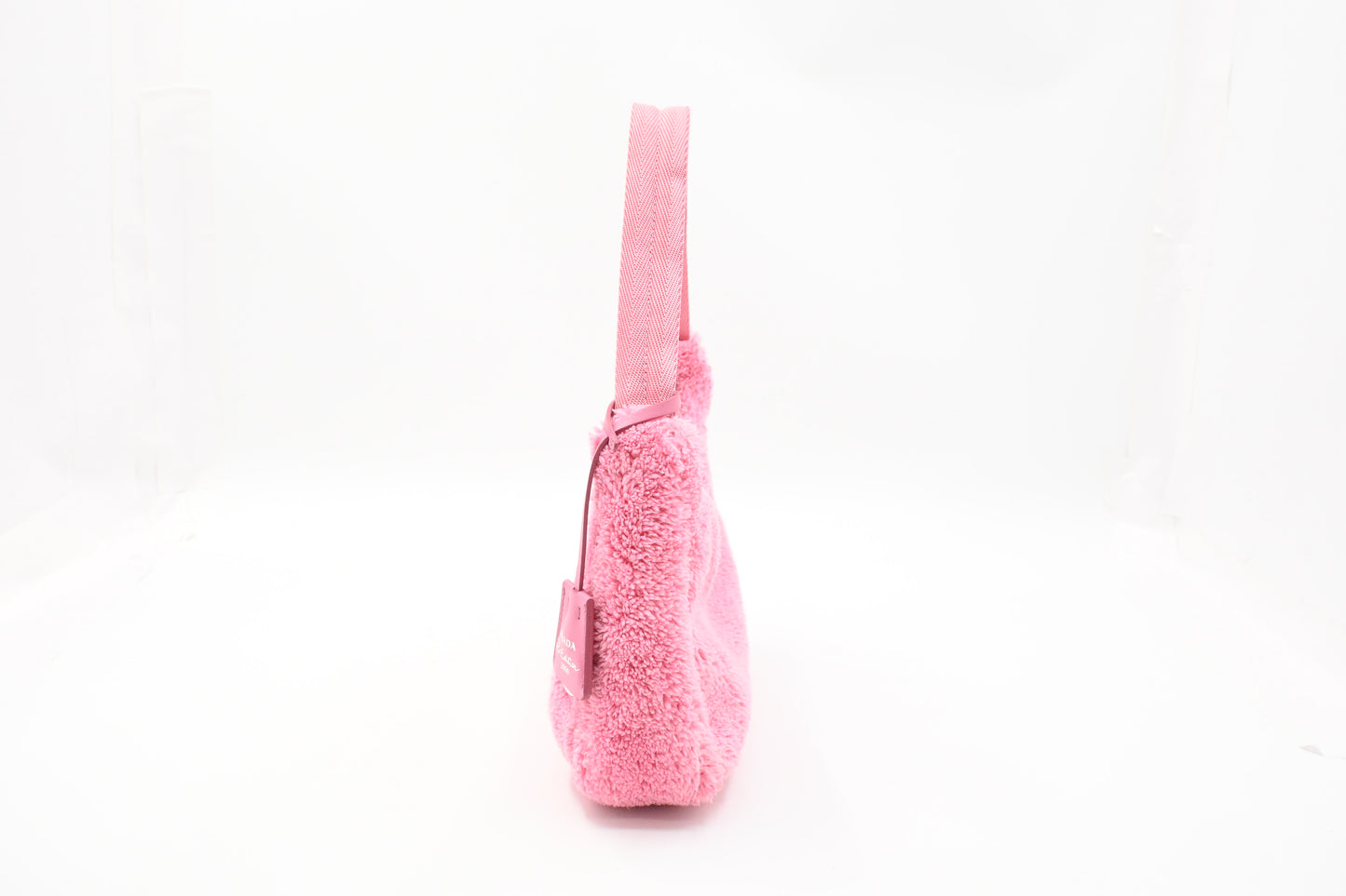 Prada Shoulder Bag Re-Edition 2000 Terry in Pink Fabric