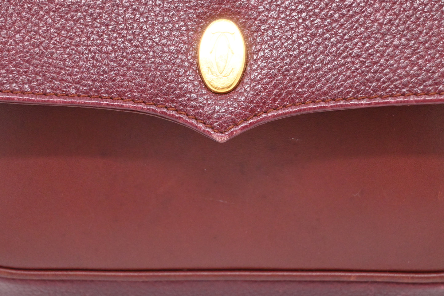 Cartier Crossbody in Burgundy Leather