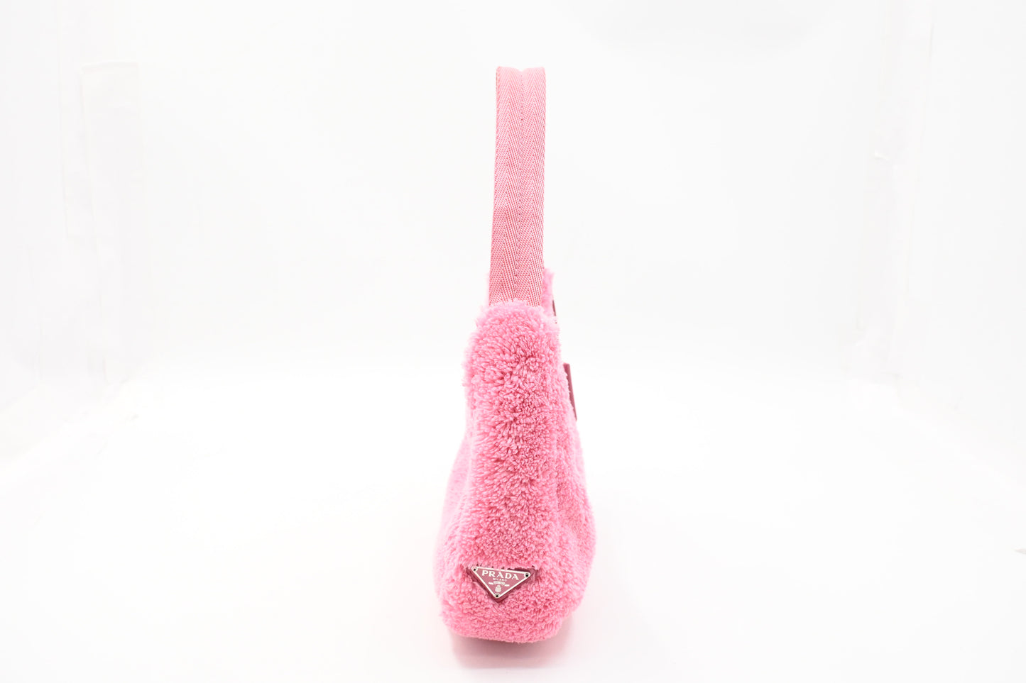 Prada Shoulder Bag Re-Edition 2000 Terry in Pink Fabric