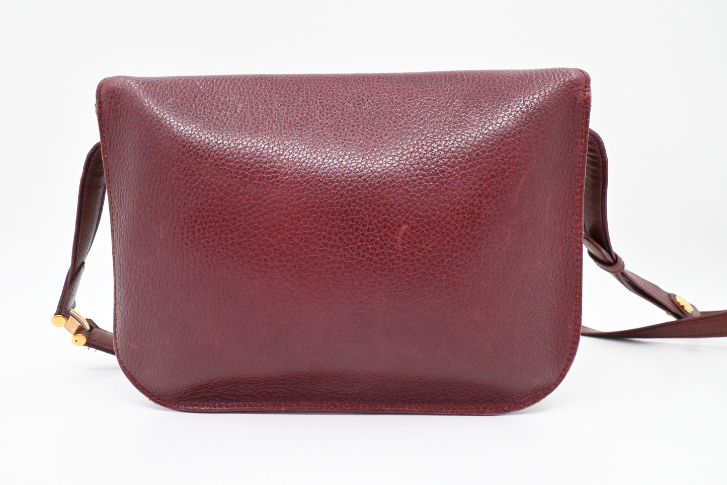 Cartier Crossbody in Burgundy Leather
