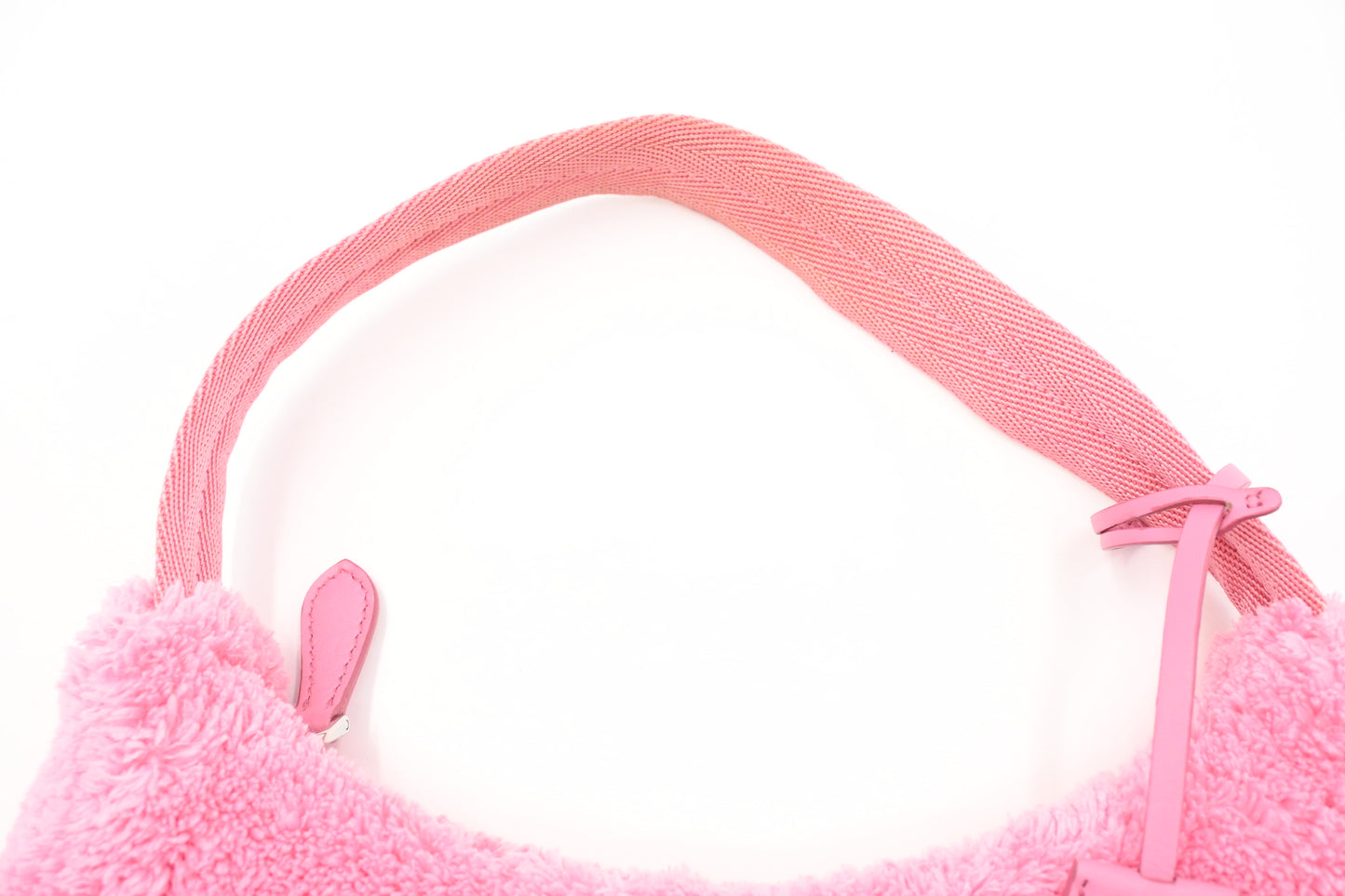 Prada Shoulder Bag Re-Edition 2000 Terry in Pink Fabric