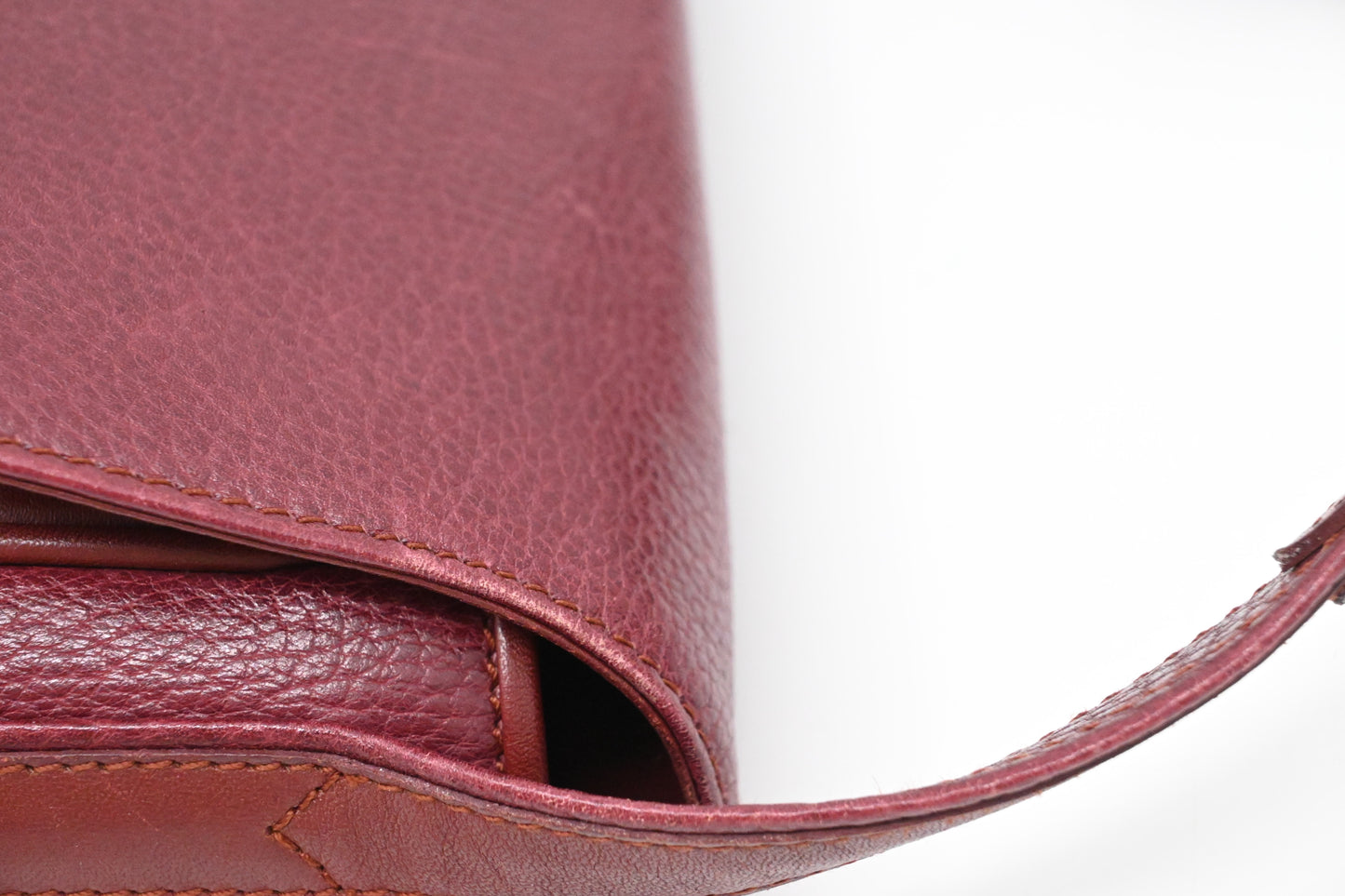 Cartier Crossbody in Burgundy Leather