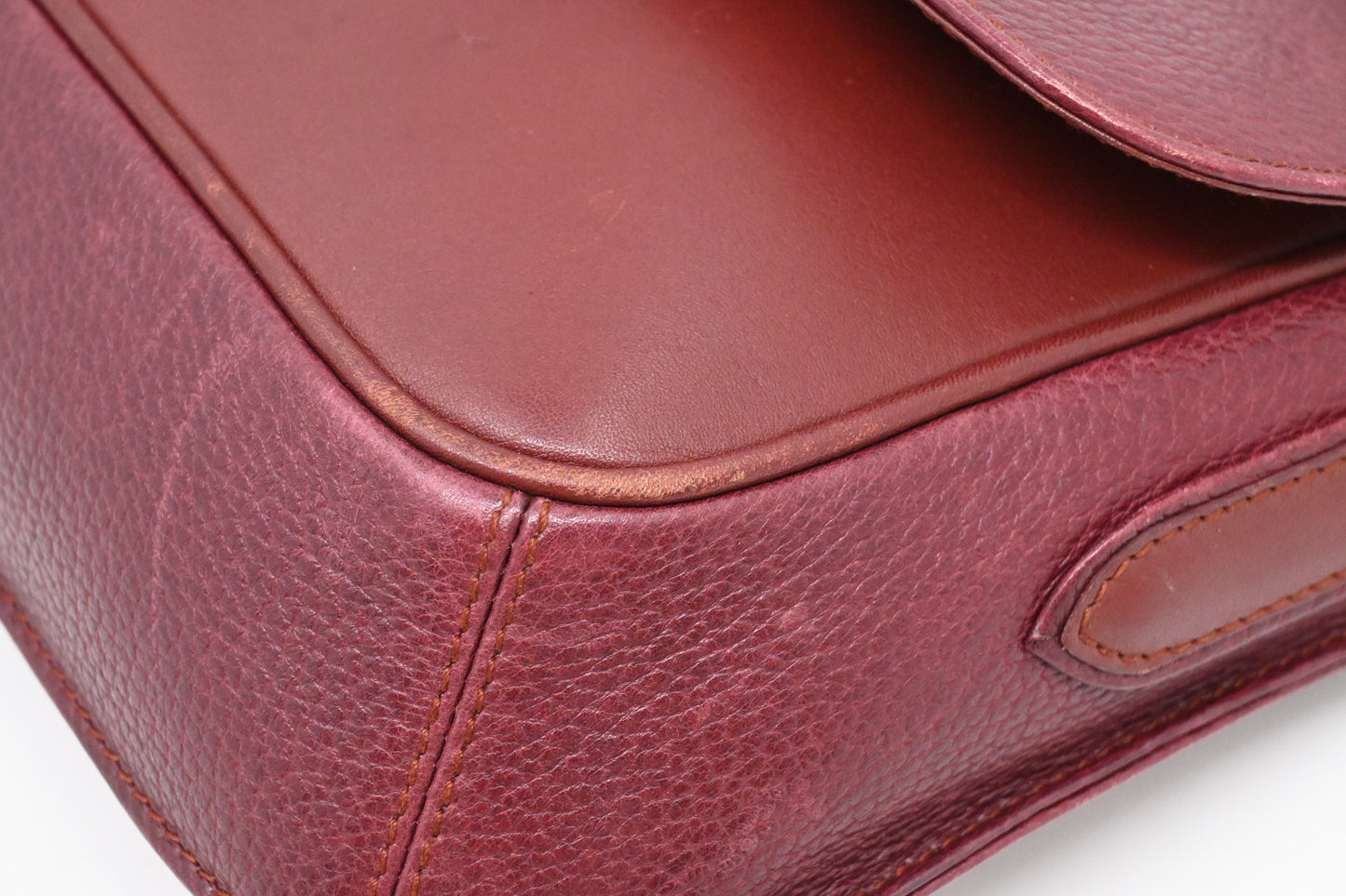 Cartier Crossbody in Burgundy Leather