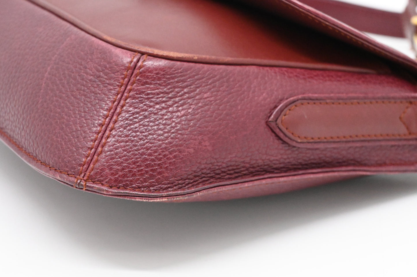 Cartier Crossbody in Burgundy Leather