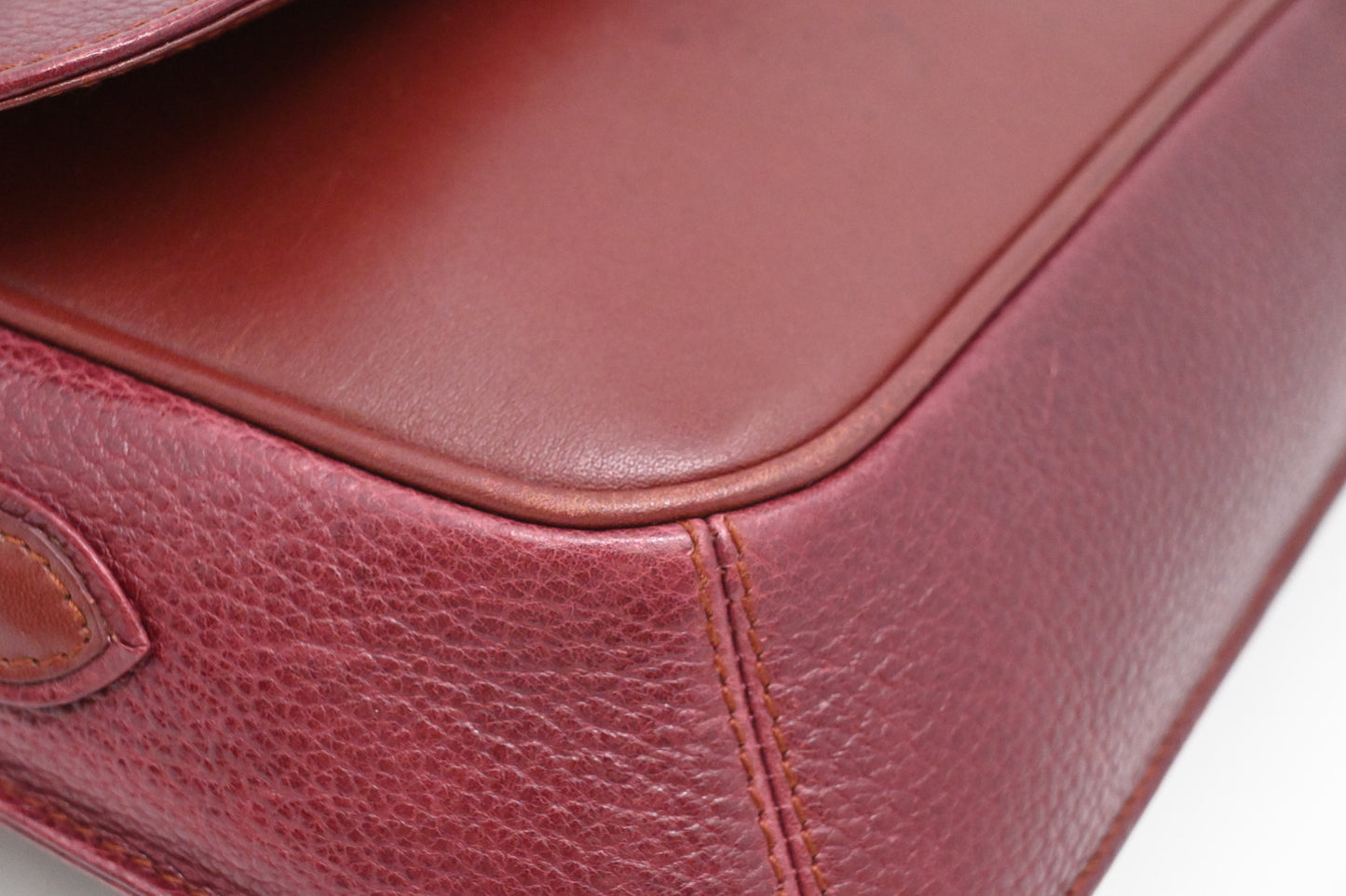 Cartier Crossbody in Burgundy Leather