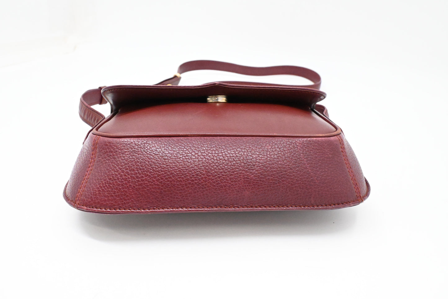 Cartier Crossbody in Burgundy Leather