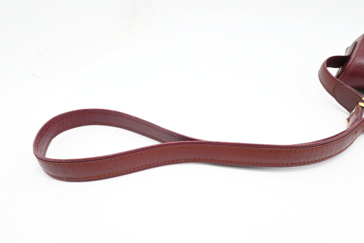 Cartier Crossbody in Burgundy Leather