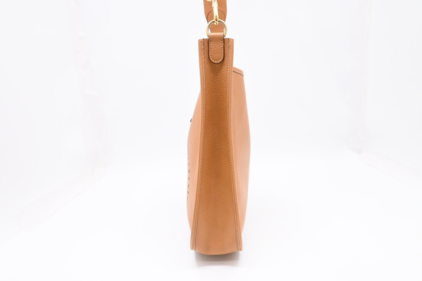 Hermes Evelyne GM in Brown Leather