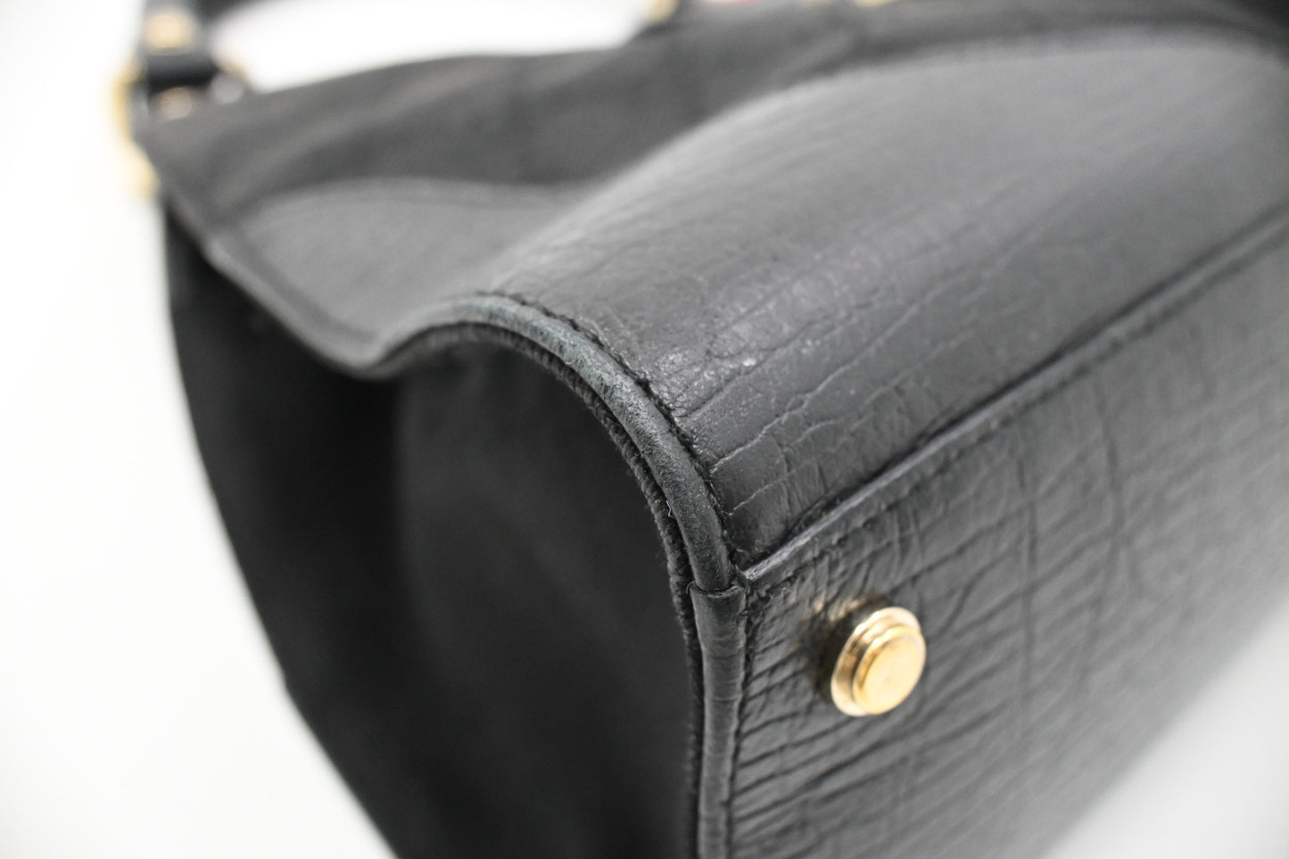 Gucci Junco Shoulder Bag in Black GG Canvas