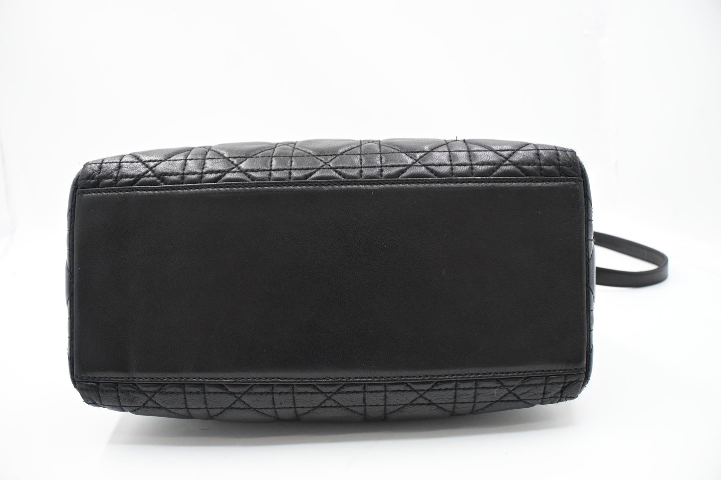 Dior Medium Lady Dior in Black Cannage Leather