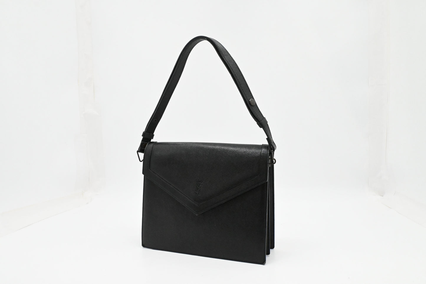 YSL Saint Laurent Shoulder Bag in Black Leather