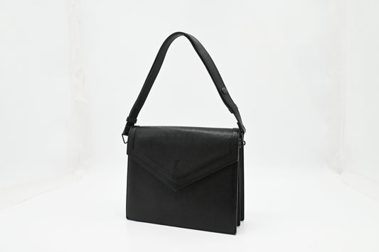 YSL Saint Laurent Shoulder Bag in Black Leather