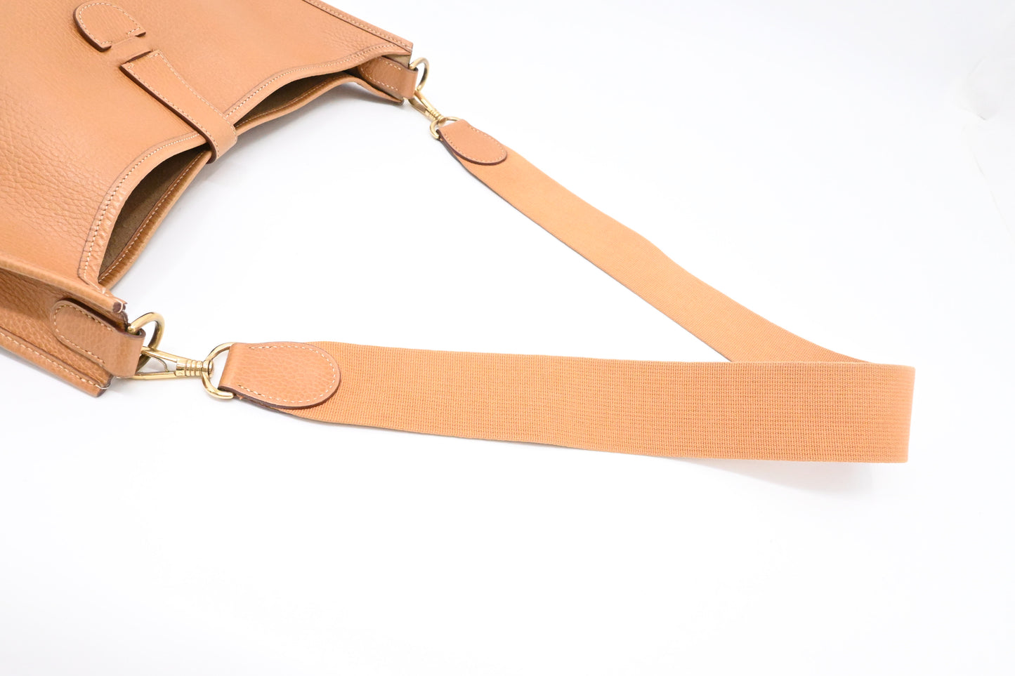 Hermes Evelyne GM in Brown Leather