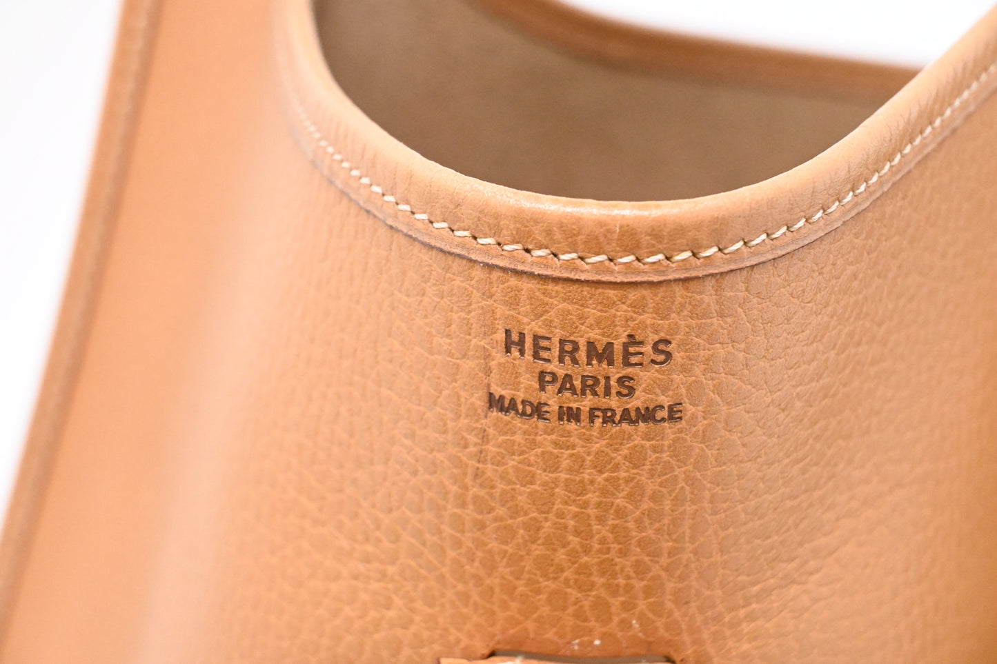 Hermes Evelyne GM in Brown Leather