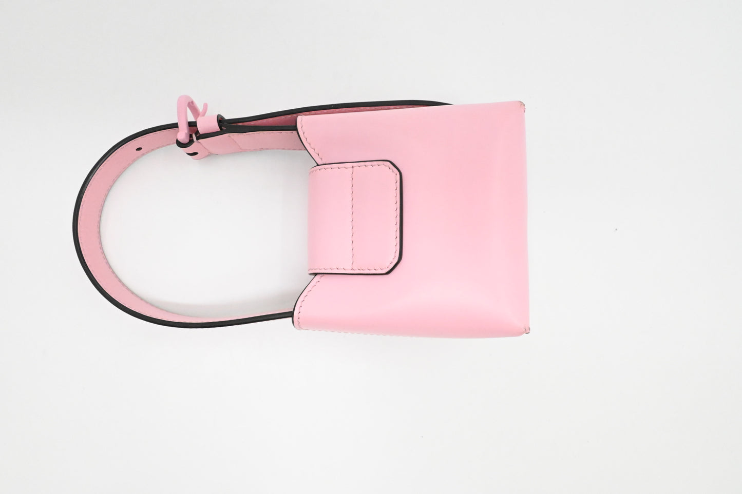 Ferragamo Mini Trifolio Handbag in Pink Leather