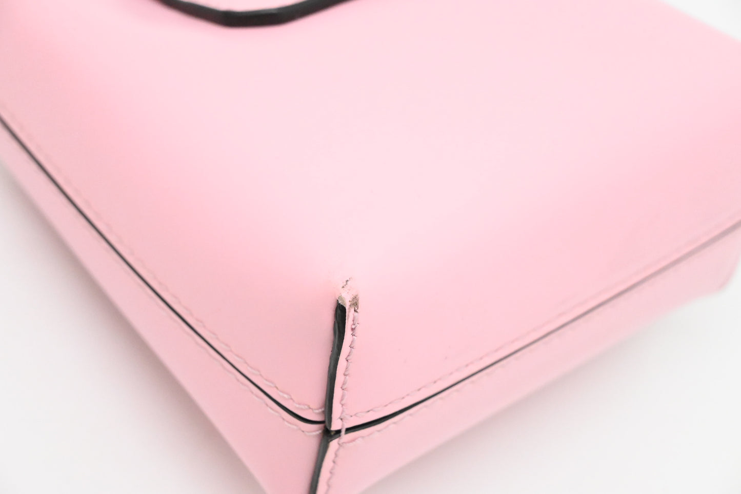 Ferragamo Mini Trifolio Handbag in Pink Leather