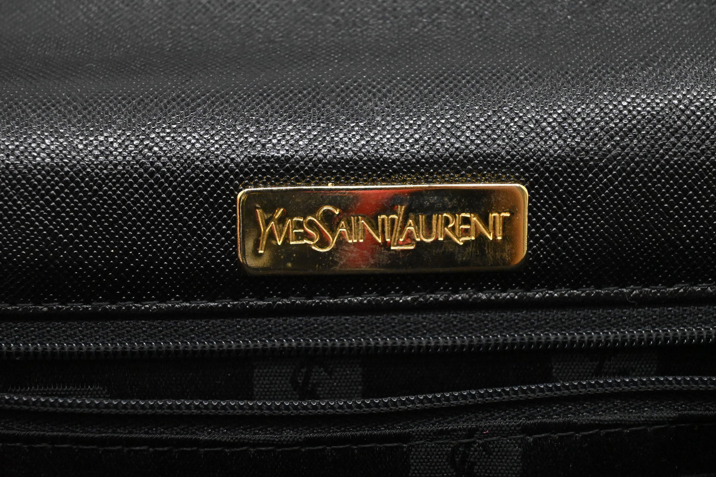 YSL Saint Laurent Shoulder Bag in Black Leather